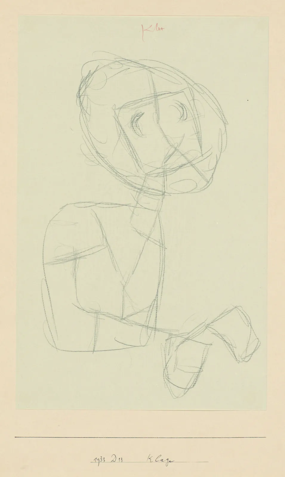 Paul Klee, Klage, 1933.